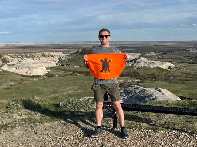 White Butte overlooking the badlands