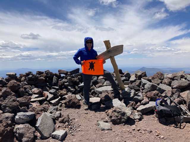 Volcanic rocks on the summit of Humphreys Peak
